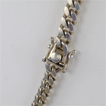 Sterling Silver Cuban Chain Necklace