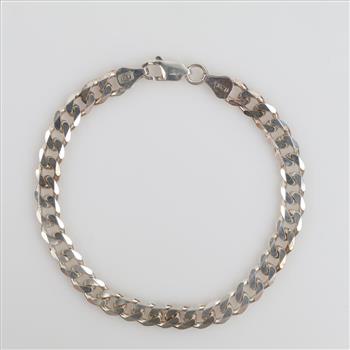 Sterling Silver Cuban Link Bracelet