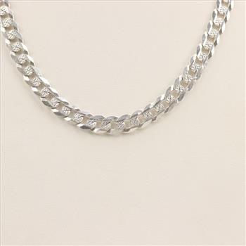 Sterling Silver Cuban Link Necklace