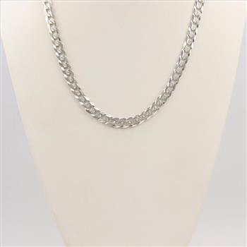 Sterling Silver Cuban Link Necklace