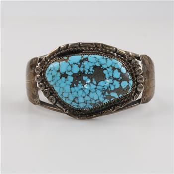 Sterling Silver Cuff Turquoise Cuff