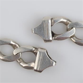 Sterling Silver Curb Chain Bracelet