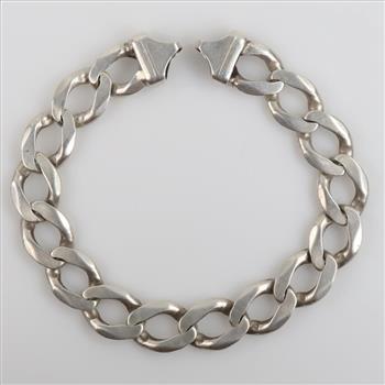Sterling Silver Curb Chain Bracelet
