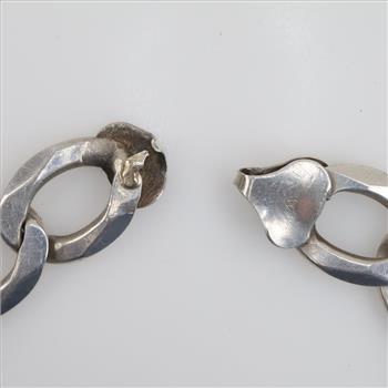 Sterling Silver Curb Chain Bracelet