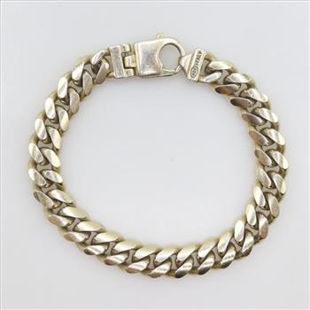 Sterling Silver Curb Chain Bracelet