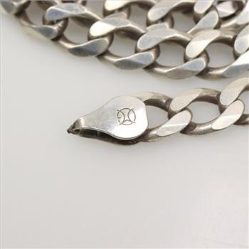 Sterling Silver Curb Chain Necklace