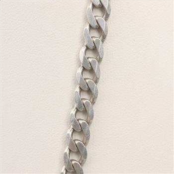 Sterling Silver Curb Chain Necklace