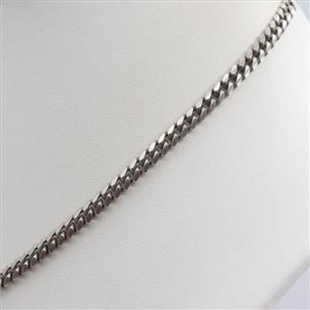 Sterling Silver Curb Chain Necklace