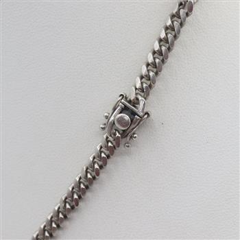 Sterling Silver Curb Chain Necklace