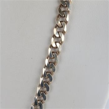 Sterling Silver Curb Chain Necklace