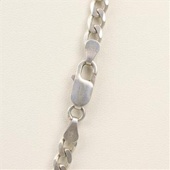 Sterling Silver Curb Chain Necklace
