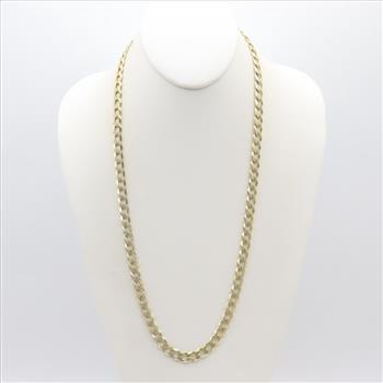 Sterling Silver Curb Chain Necklace