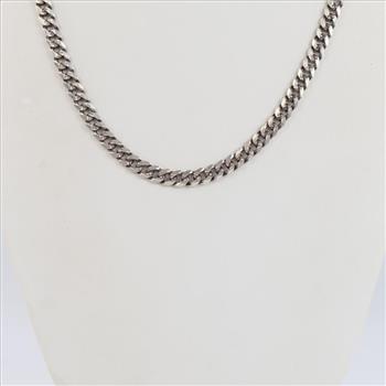 Sterling Silver Curb Chain Necklace