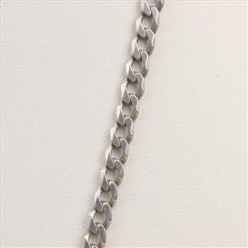 Sterling Silver Curb Chain Necklace