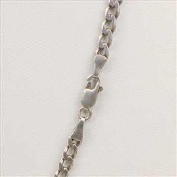 Sterling Silver Curb Chain Necklace