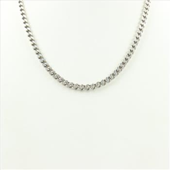 Sterling Silver Curb Chain Necklace