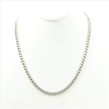 Sterling Silver Curb Chain Necklace