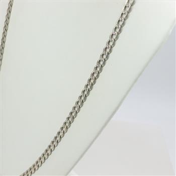 Sterling Silver Curb Chain Necklace