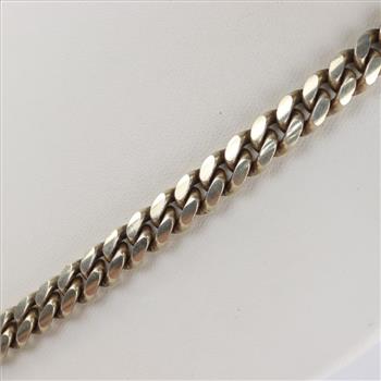 Sterling Silver Curb Chain Necklace