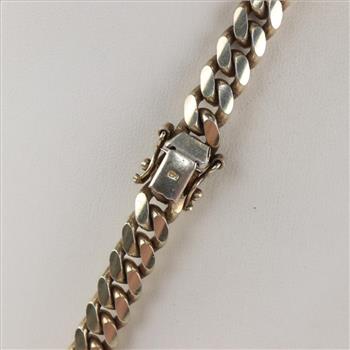 Sterling Silver Curb Chain Necklace