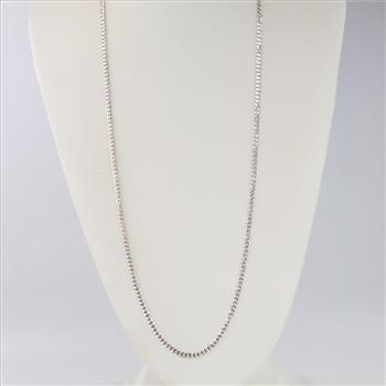 Sterling Silver Curb Chain Necklace