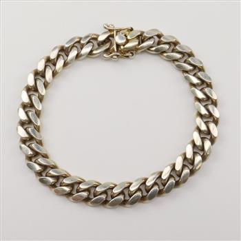 Sterling Silver Curb Link Bracelet