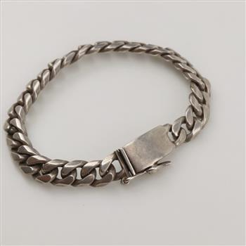 Sterling Silver Curb Link Bracelet