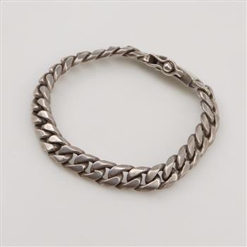 Sterling Silver Curb Link Bracelet