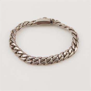 Sterling Silver Curb Link Bracelet