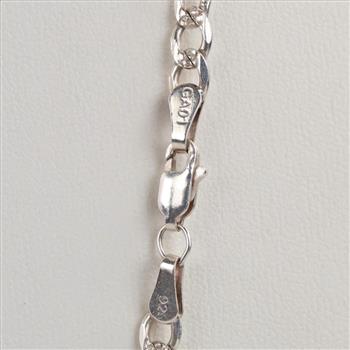 Sterling Silver Curb Link Necklace