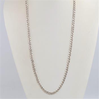 Sterling Silver Curb Link Necklace