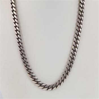 Sterling Silver Curb Link Necklace