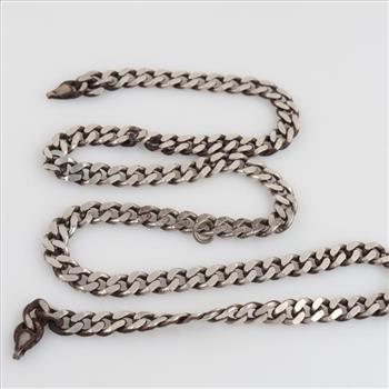 Sterling Silver Curb Link Necklace
