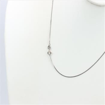 Sterling Silver Curb Necklace