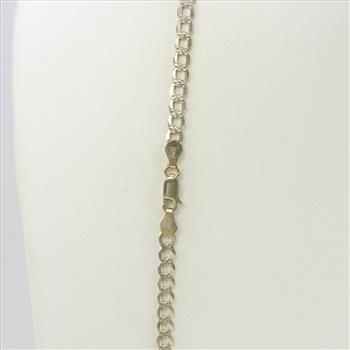 Sterling Silver Curb Necklace