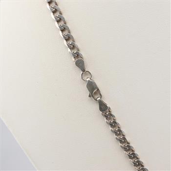 Sterling Silver Curb Necklace