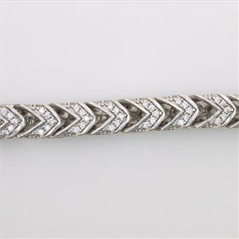 Sterling Silver Diamond Accent Bracelet