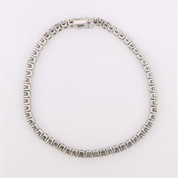 Sterling Silver Diamond Accent Bracelet
