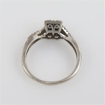 Sterling Silver Diamond Accent Ring
