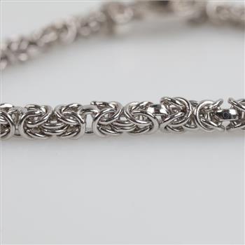 Sterling Silver Diamond Bracelet