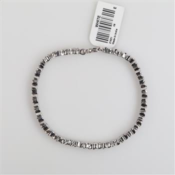 Sterling Silver Diamond Bracelet
