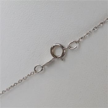 Sterling Silver Diamond Necklace