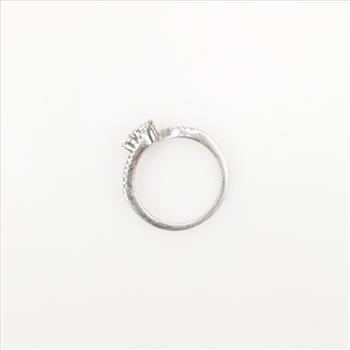 Sterling Silver Diamond Ring