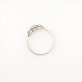 Sterling Silver Diamond Ring
