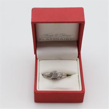 Sterling Silver Diamond Ring