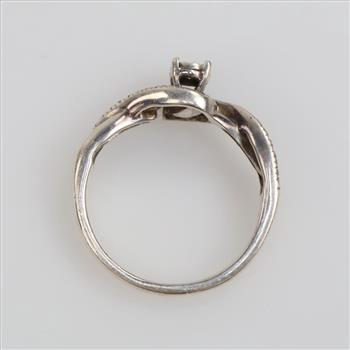 Sterling Silver Diamond Ring