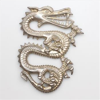 Sterling Silver Dragon Pendant