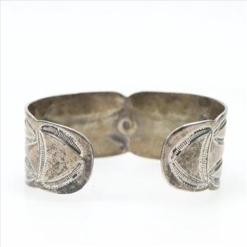 Sterling Silver Engraved Cuff Bracelet