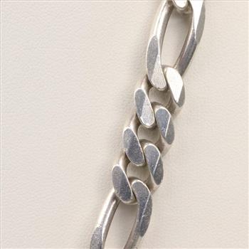 Sterling Silver Figaro Chain Necklace