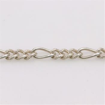 Sterling Silver Figaro Chain Necklace